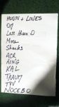 Setlist Thieves of Silence