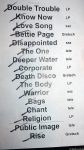 Public Image Ltd. - Setlist