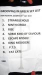 Setlist Grooving in Green