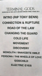 Setlist Terminal Gods