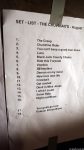 Setlist The Crowbaits