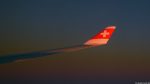 Sonnenuntergang im Flieger