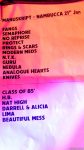 Setlist Manuskript
