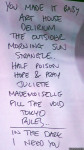 Setlist The Underground Youth