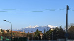 Schnee auf den Bergen