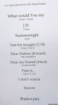Setlist The Cold