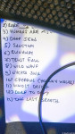 Setlist Kalte Nacht