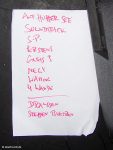 Monozid Setlist