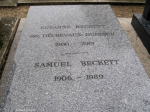 Friedhof Montparnasse: Grab von Samuel Beckett