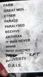 Setlist Gang of Four (ohne Zugaben)