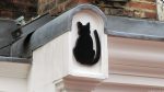 Katzenskulptur