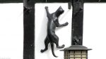 Katzenskulptur