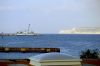 Blick vom Hotelzimmer auf Gozo, Comino und die Fähre
