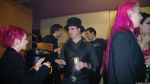 Backstage...