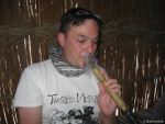 Cyberpagan raucht Shisha