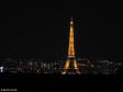 Eiffelturm bei Nacht, vom Montmartre