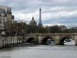 Die Seine mit Eiffelturm und Invalidendom