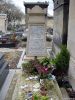 Friedhof Montparnasse: Grab von Charles Baudelaire