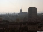 Blick vom Riesenrad auf den Stephansdom