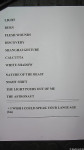 Setlist The Names