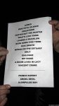 Setlist And Also the Trees