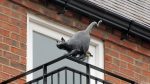 Katzenskulptur
