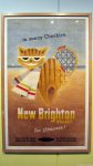 Altes Werbeplakat im National Railway Museum