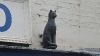 Katzenskulptur