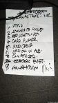 Setlist Terminal Gods