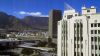 Blick aus dem Hotelzimmer zum Tafelberg