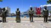 Nobel Square: Albert John Luthuli, Desmond Tutu, Frederik Willem de Klerk & Nelson Mandela