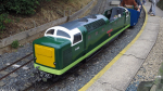 \'55002\' auf der Parkbahn im National Railway Museum