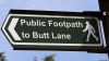 Zur 'Butt Lane'...