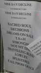 Setlist Nine Day Decline
