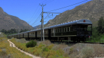 Der \"Pride of Africa\" von Rovos Rail am Hex River Valley
