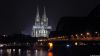 Köln bei Nacht auf der Rückfahrt