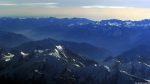 Rückflug über den französischen Alpen