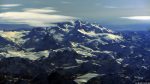 Rückflug über den französischen Alpen