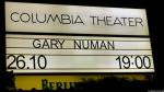26.10.2017: Gary Numan & Jayce Lewis - Columbia Theater Berlin