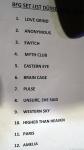 Setlist BFG