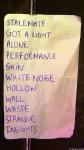 Setlist Whispering Sons