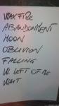 Setlist Burning Gates