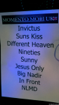 Setlist Momento Mori UK