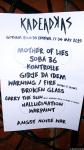 Setlist Kadeadkas