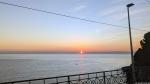 Sonnenuntergang bei Genua