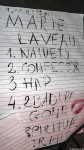 Setlist Marie Laveau