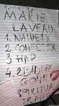 Setlist Marie Laveau