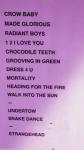 Setlist The March Violets