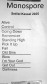 Setlist Monospore