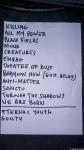 Setlist The Spiritual Bat